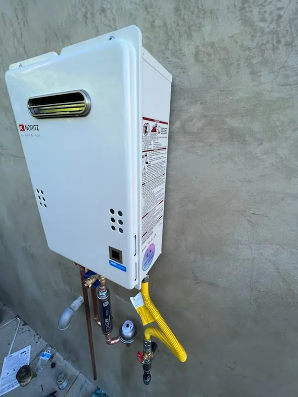 Tankless water heater installation for Litchfield homes